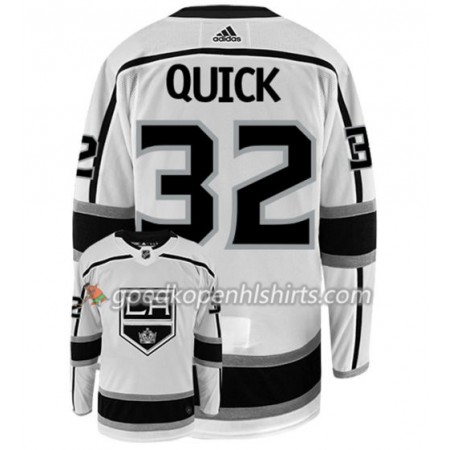 Los Angeles Kings JONATHAN QUICK 32 Adidas Wit Authentic Shirt - Mannen